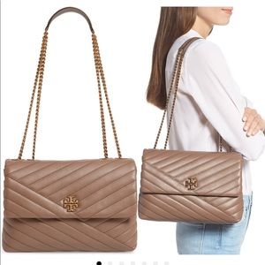 Tory Burch Kira handbag. Classic Beige.